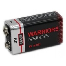 PILAS 6LR61 WARRIORS ALCALINA 9V 1 PILA